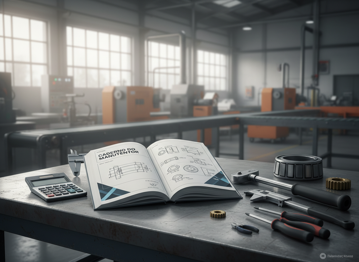 Caderno técnico e ferramentas de manutenção industrial